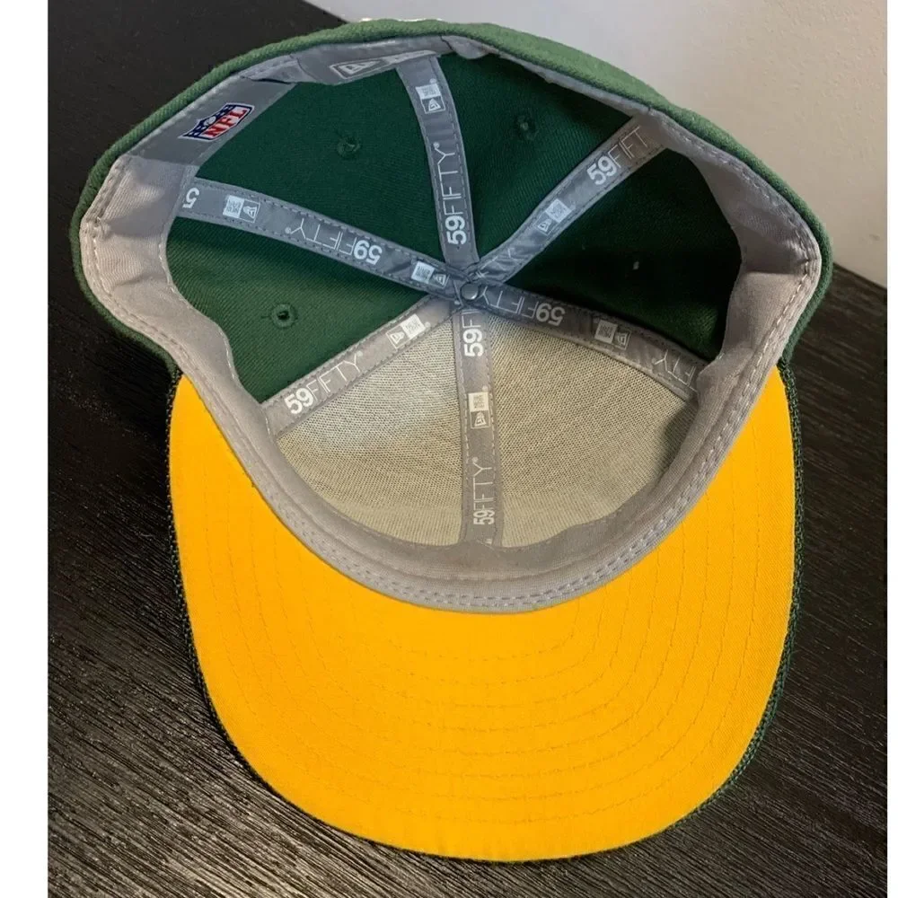 NWOT Green bay packer hat sz 6 1/2